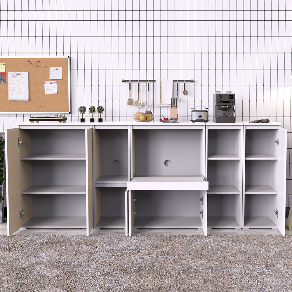 하울 미니 틈새수납장 거실 벤치 낮은 수납장 다용도 300 아이보리 화이트