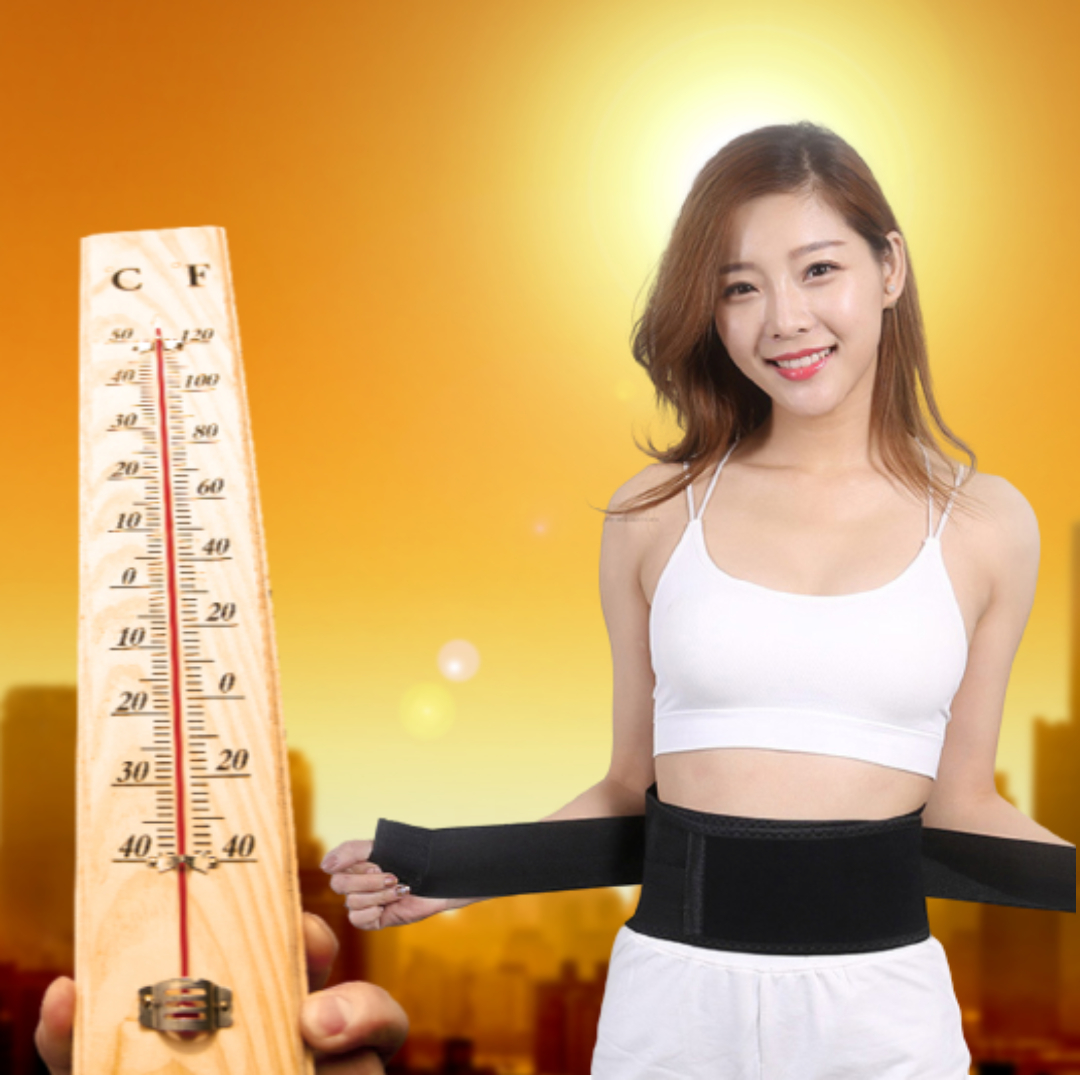 자가발열 허리지탱 체온유지 허리 보호대 복대 지지대 척추 복부 온열기 찜질기 온열 밴드 - 상세 이미지 2