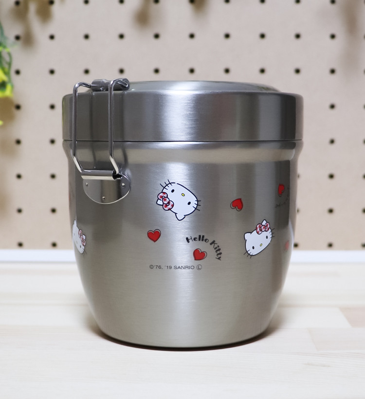 스케이터 진공 스테인리스 보온 보냉 도시락 570ml (미키 / 키티) - 주방·식기 - 하카타몰