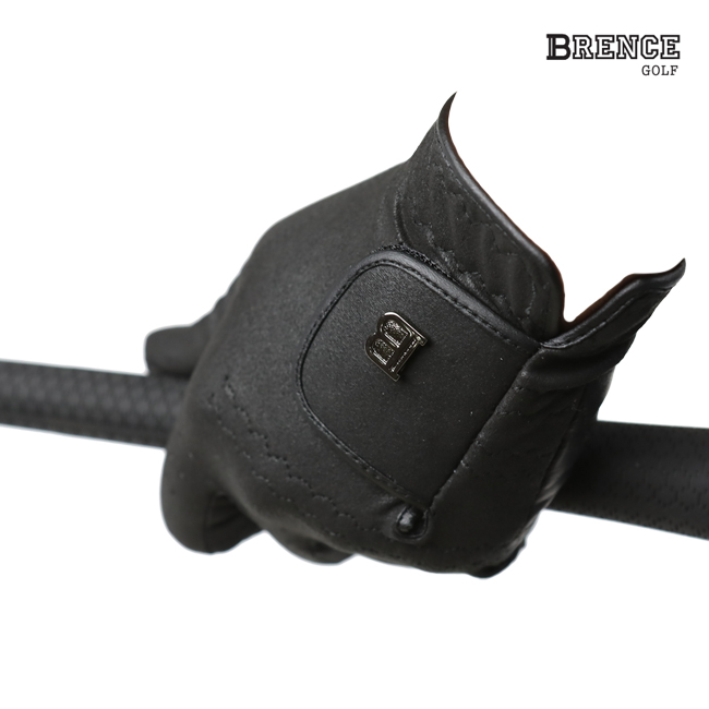 브렌스 메탈 블랙 합피 남자 골프장갑