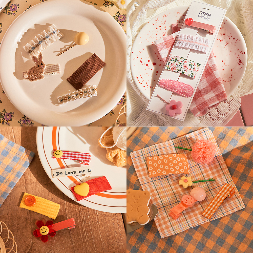 아기 헤어핀 세트 머리 집게 똑딱 핀 삔 유아 여자 아이 핀 어린이집 유치원 생일 선물