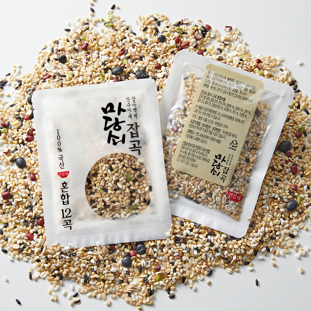 마당쇠 잡곡 혼합 12곡 이용식 찰보리쌀 흑미 찹쌀 발아현미 흥부놀부 선물세트 이미지 3