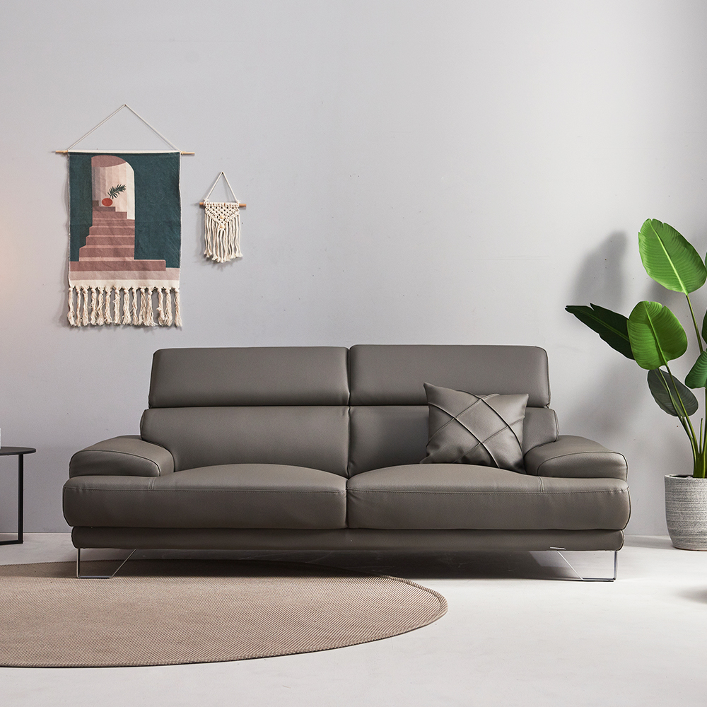 서광퍼니처 누고 신소재 가죽 3인용 소파 sk