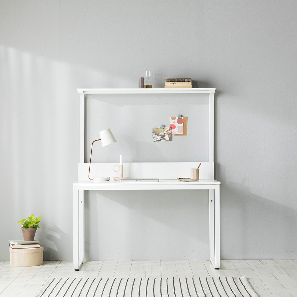 장인가구 애스턴 선반형 컴퓨터 데스크 책상 1200