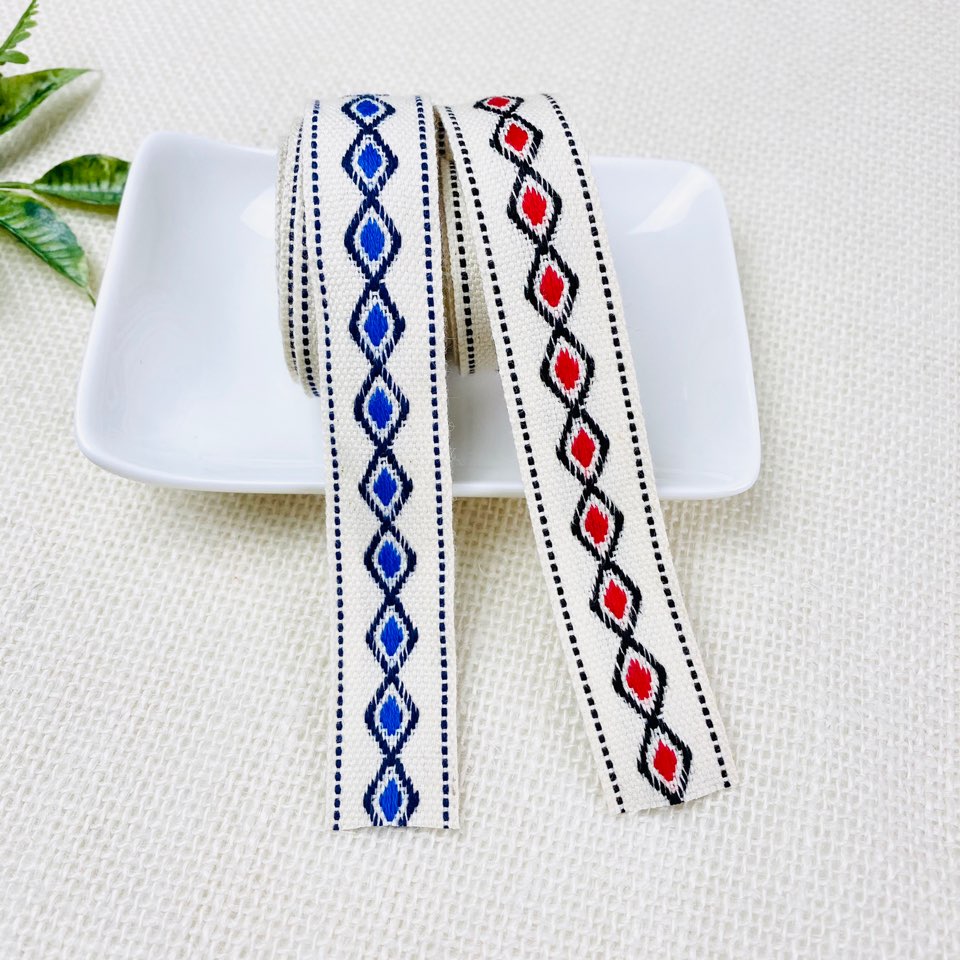 NEW) 2cm 내추럴 다이아 쟈가드 자수테이프 - 상세 이미지 4