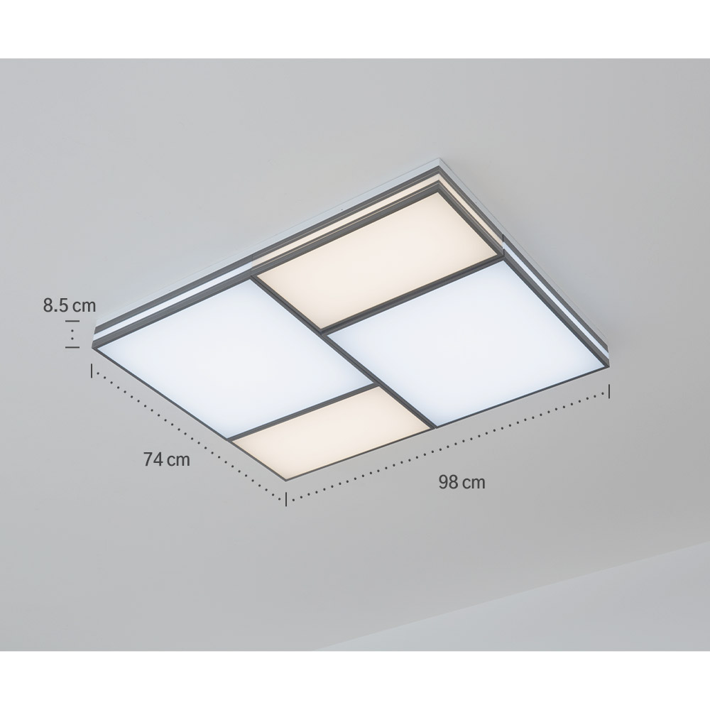 LED 톰토르 거실등 믹스 180W 화이트 - 상세 이미지 5