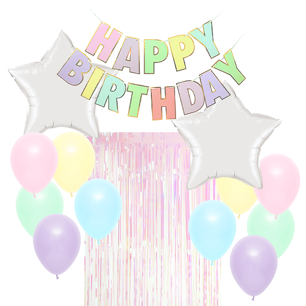 생일 파티 가랜드 생일 축하 이벤트 마카롱 이미지 7