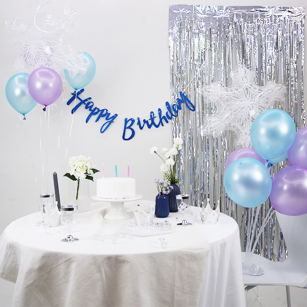 생일 파티 가랜드 생일 축하 이벤트 엘사