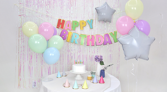 생일 파티 가랜드 생일 축하 이벤트 마카롱 - 상세 이미지 4