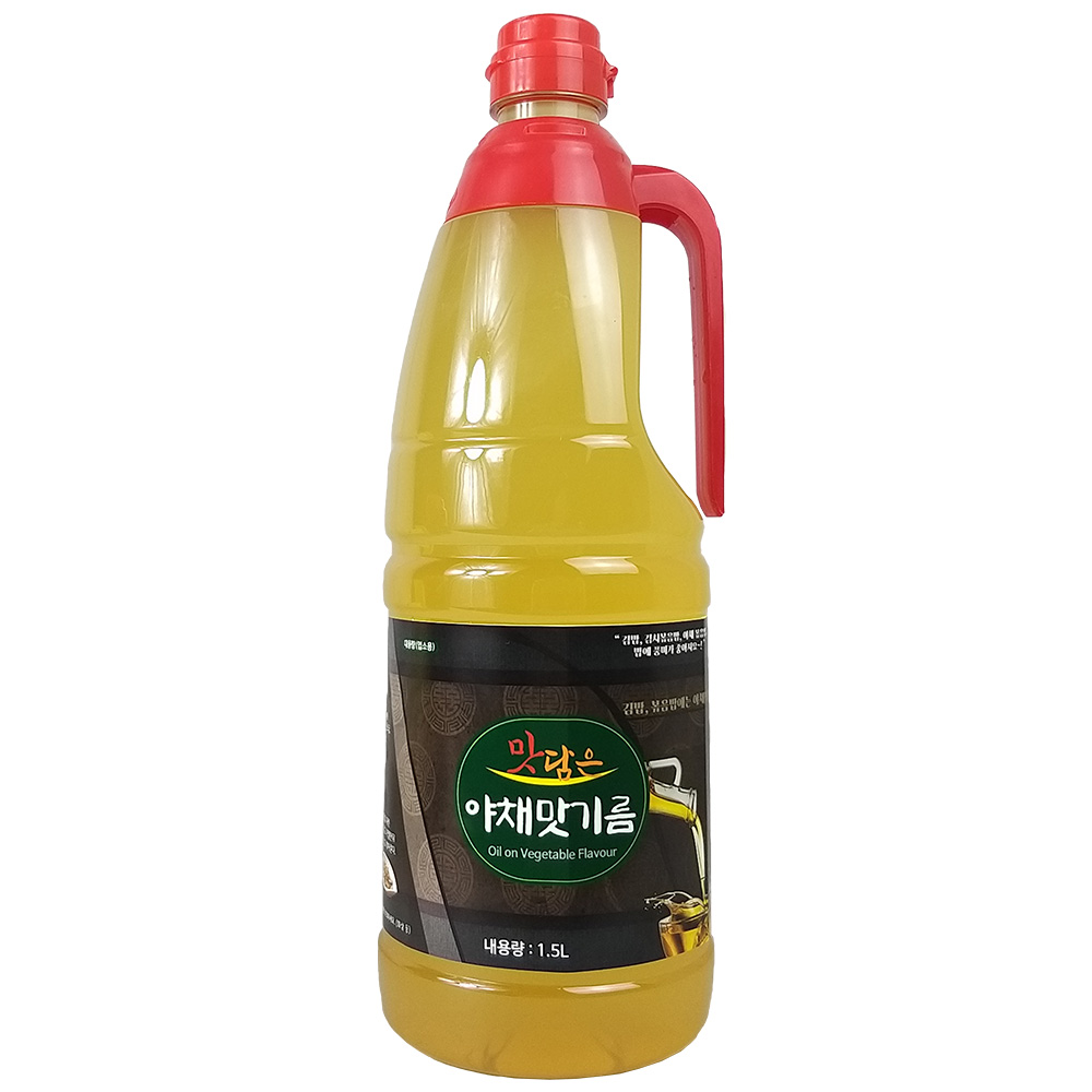 맛담은야채맛기름 1.5L 1병 / 국산 양파 대파로 만든 파기름 향미유 볶음요리 야채기름 - 상품 이미지
