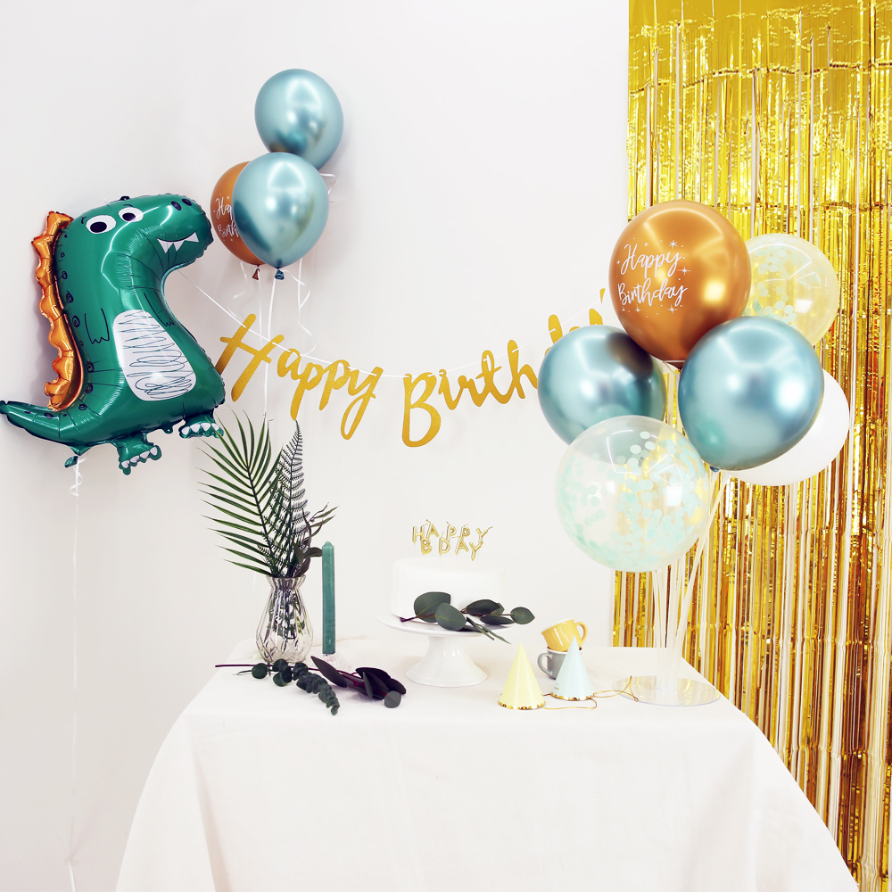 공룡 풍선 홈파티 생일파티 가랜드