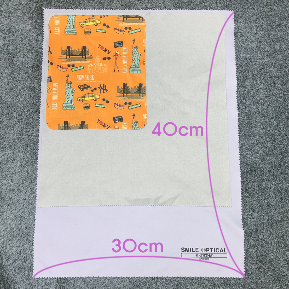 안경닦이 특대형 40cmX30cm 초극세사 고급면 안경클리너 양면 - 상세 이미지 4