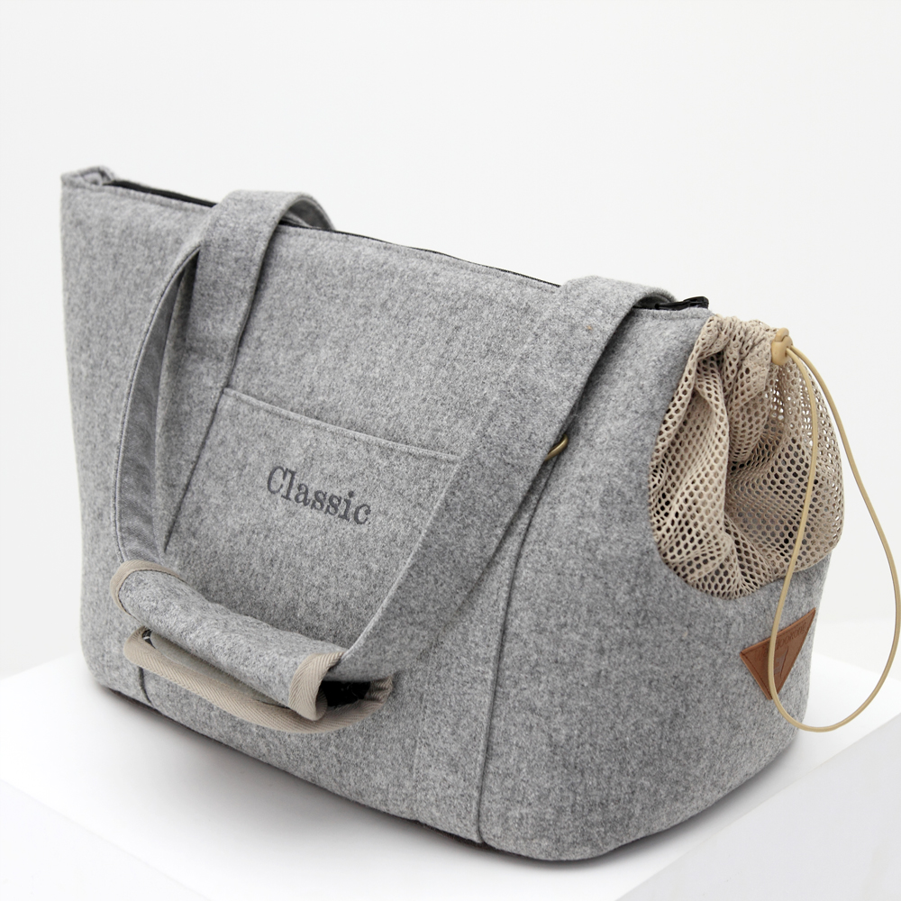 [CLASSIC  BAG]사계절[기내용제작] 클래식백 메리노 강아지이동가방 : 완두콩맘