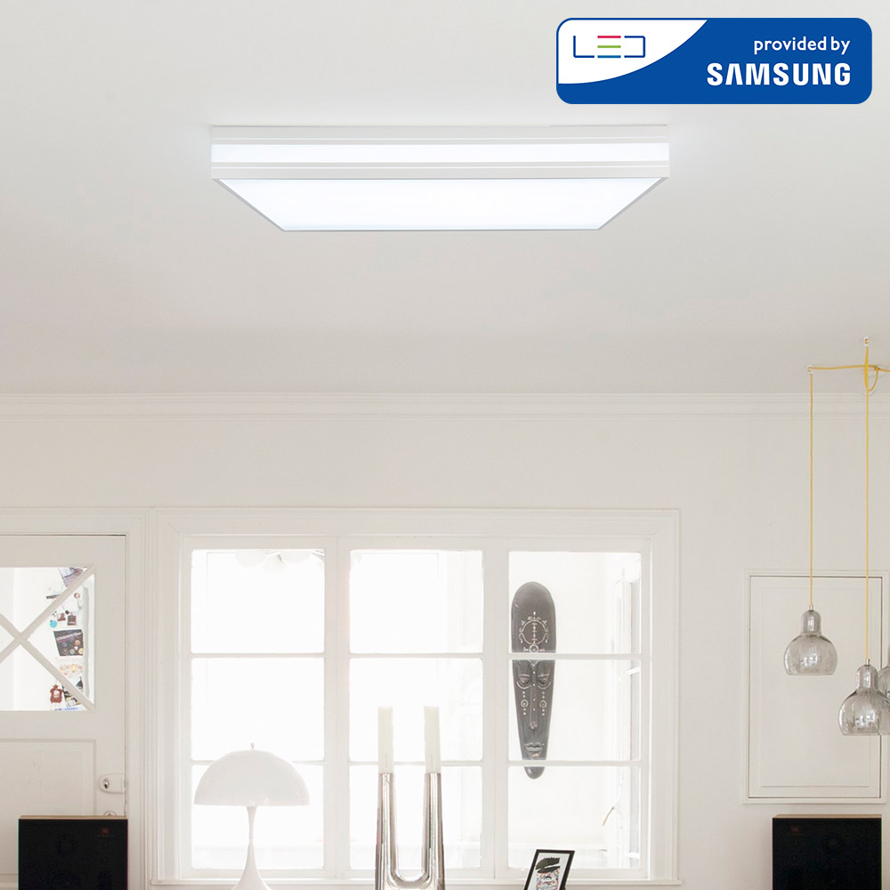 LED 톰토르 거실등 일체형 120W 화이트 - 상세 이미지 5