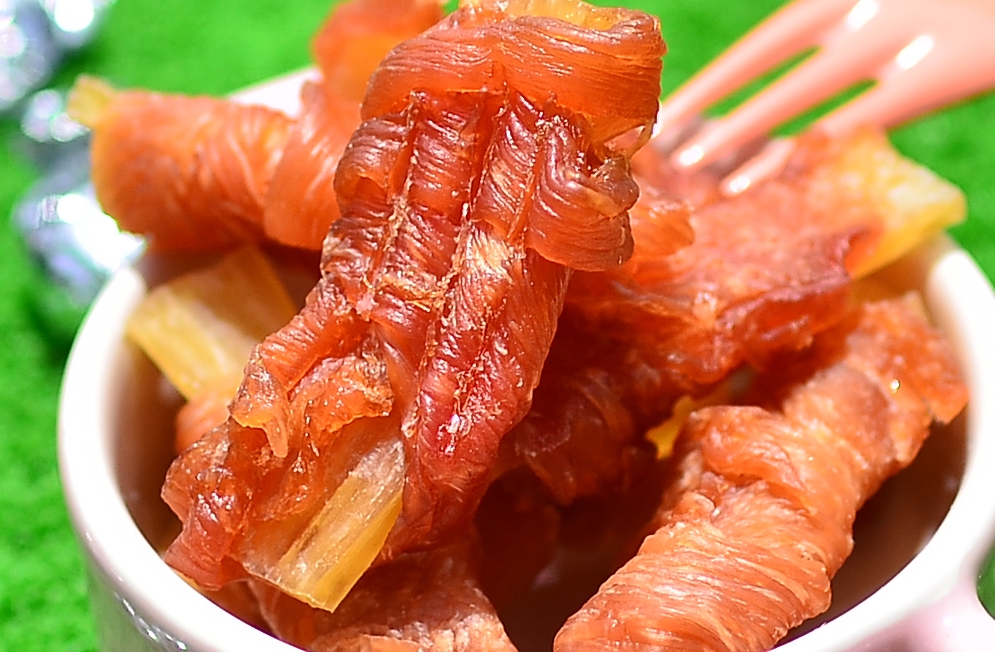 치우심말이(소고기떡심+치킨안심육포) 3개 오래먹는 애완견 반려견 강아지수제간식 - 상세 이미지 2