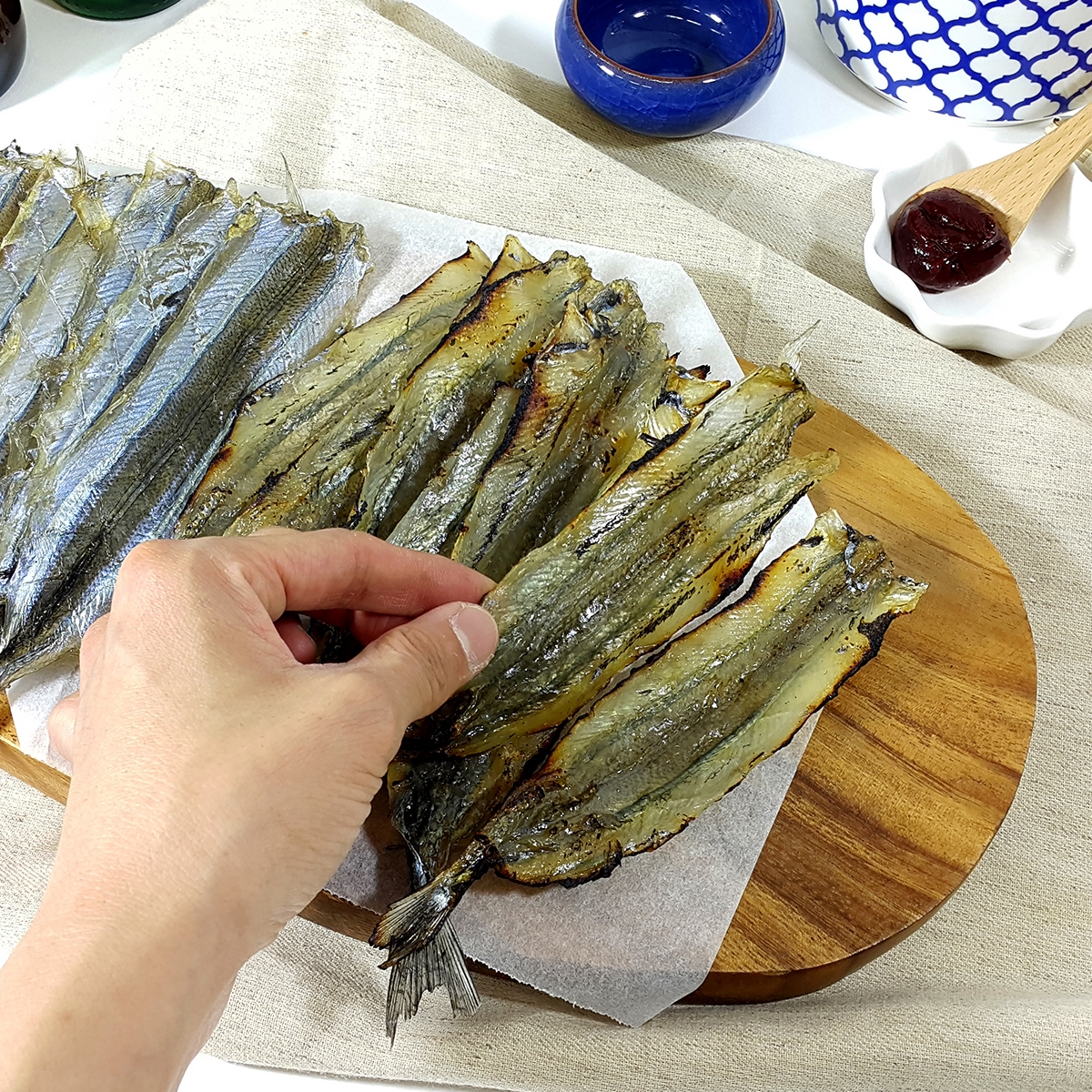 국내산 학꽁치포 300g 해광종합식품 사요리 조미 학꽁치 이미지 7