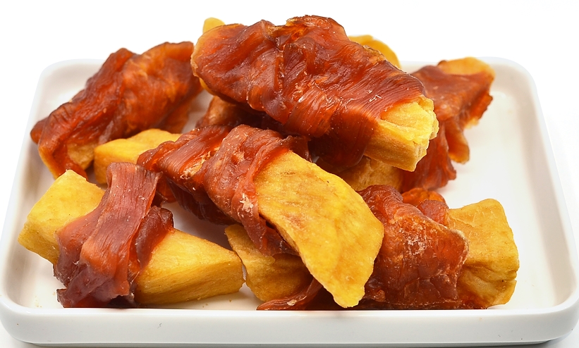 국내제작 치고말이 강아지 수제 간식 치킨과 고구마로 만든 반려견간식 닭가슴살, 90g, 1개 - 상세 이미지 3