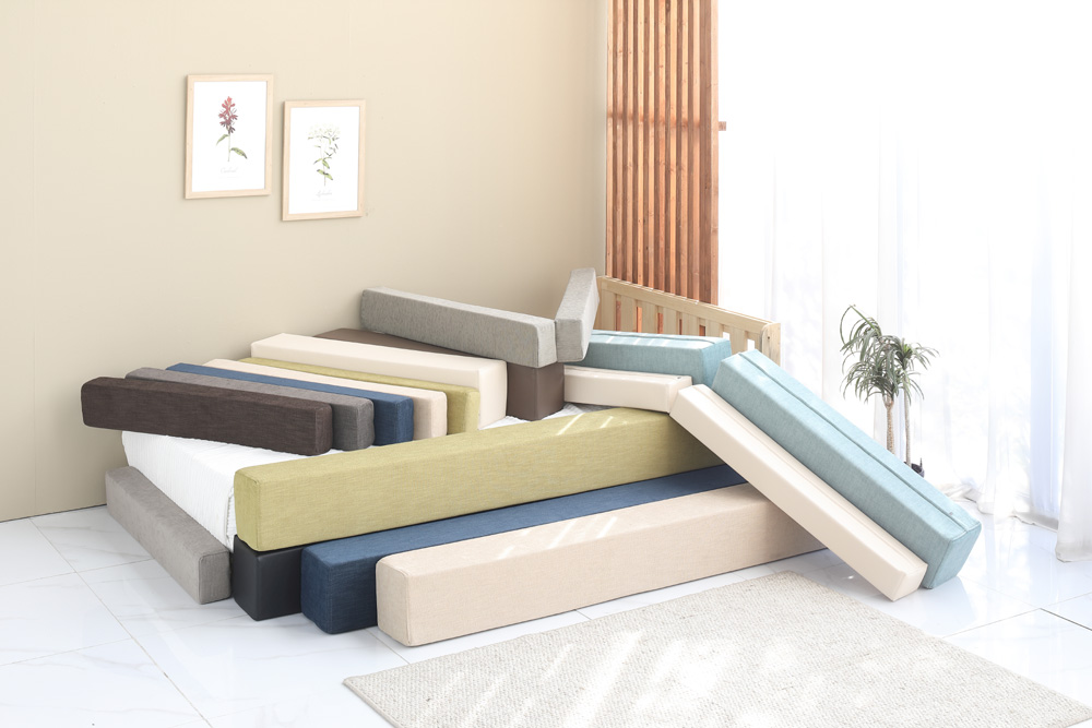 샤인하우스 국내 주문제작 패브릭 침대틈새쿠션 매트리스 쇼파 사이 틈새막이 제품 이미지