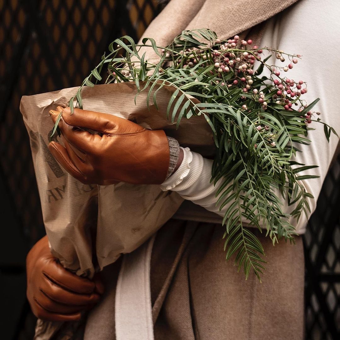헤스트라 메간 헤어쉽 양가죽 코르크 14490 710- 여자 여성 겨울 가죽 장갑