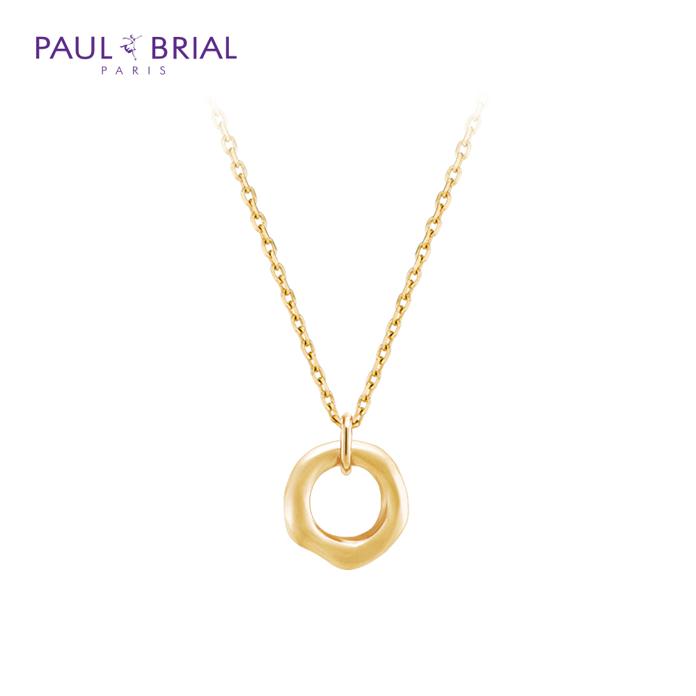 [정은지 착용] 폴브리알 주얼리 물결 목걸이 PYBN0139_BRASS - 상세 이미지 3