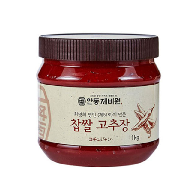 안동제비원 명인 찹쌀고추장 1kg (국산 고추100%, 메주가루 혼합) - 상세 이미지 2