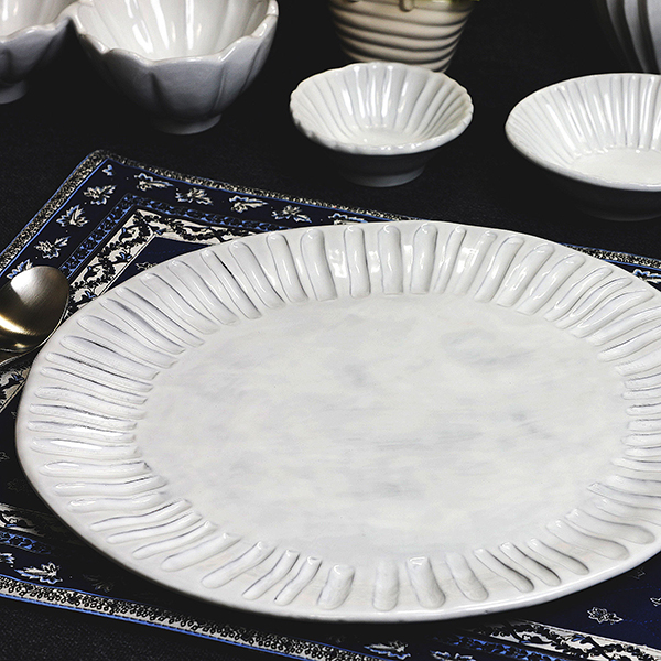 이태리 VBC까사 인칸토 빈티지 수입 접시 / 차저플레이트 32cm, 스트라이프 - 상세 이미지 2