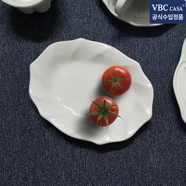 이태리 VBC까사 인칸토 오벌플레이트(S) 러플 14cm - 상세 이미지 3
