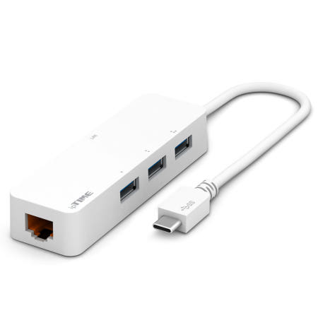 ipTIME U1003C C타입 USB3.0 허브 및 기가비트 USB 랜카드