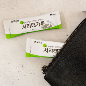 싸리재 간편 스틱 쪄서 만든 검은콩가루, 국산 서리태가루 검정콩 쉐이크 ... 맛있게 먹은 솔직 후기 - 상품 이미지 4