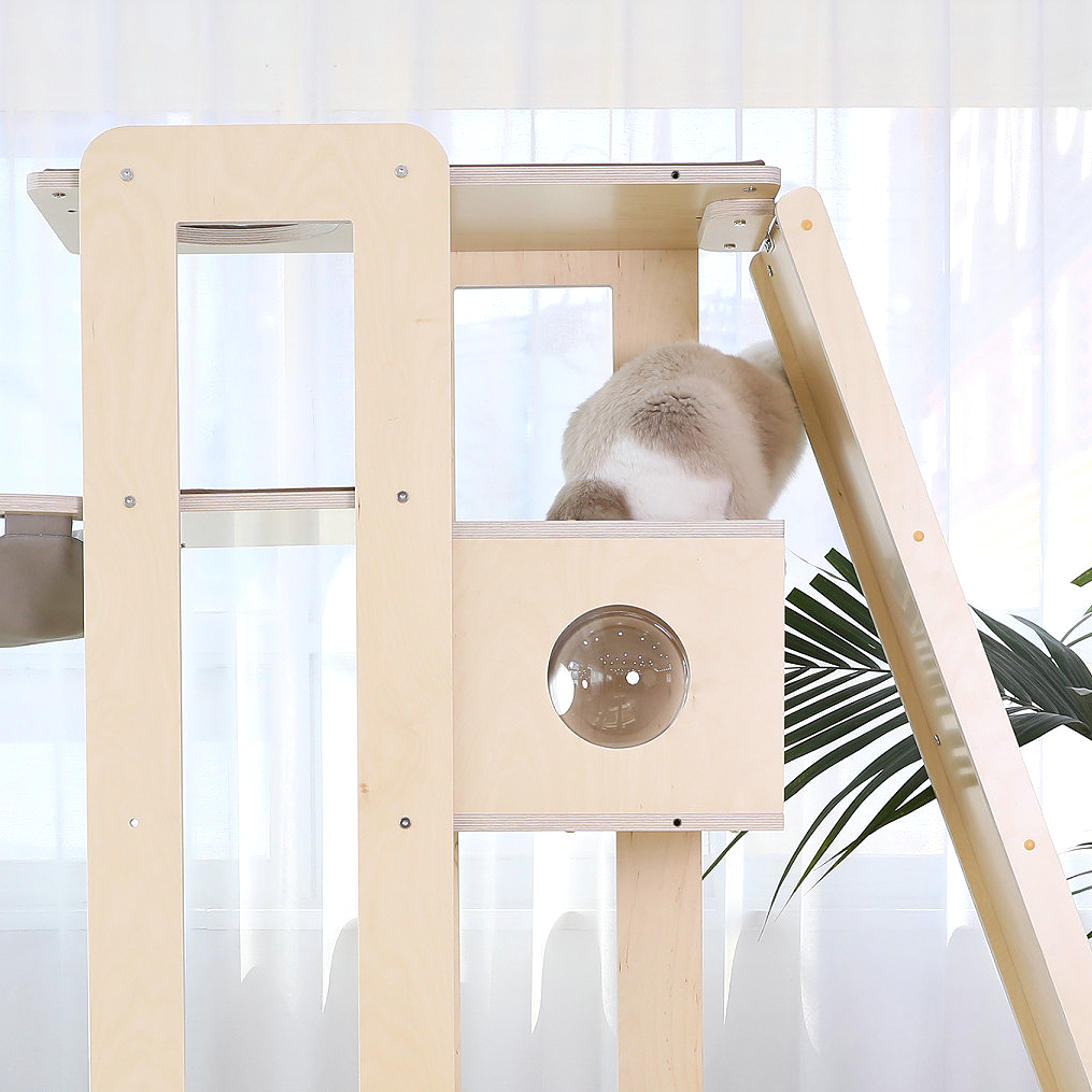 캣돌 모모타워 캣타워 캣폴 2번 세트구성