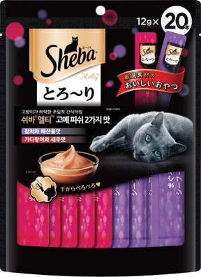 쉬바 멜티 고양이간식 참치 2가지맛12g(20개입) - 상세 이미지 5