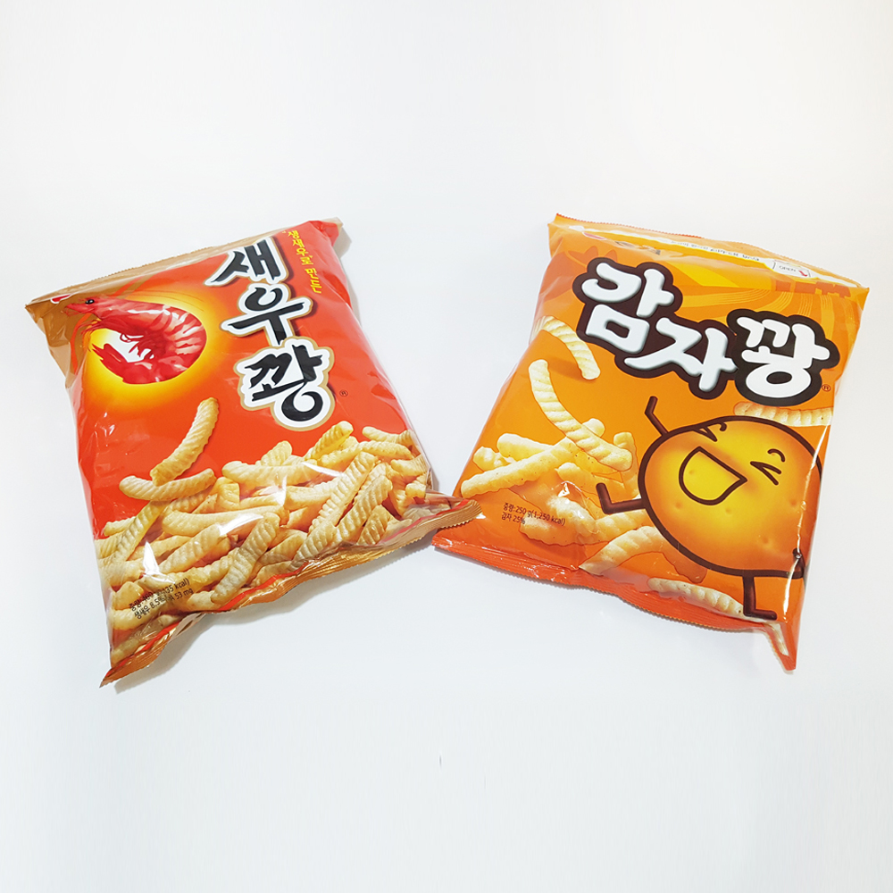 새우꽝 스티커, 감자꽝 스티커, 오광이벤트 행운의자리상 용도 꽝스티커 - 메인 이미지