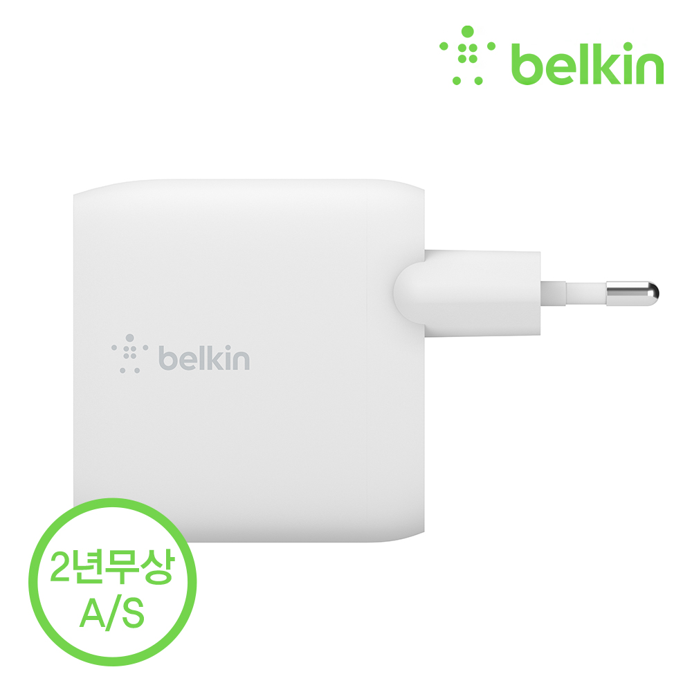 벨킨 부스트업 24W 듀얼 포트 USB-A 가정용 충전기 WCB002kr 아이폰17 갤럭시 S26 호환 이미지 2