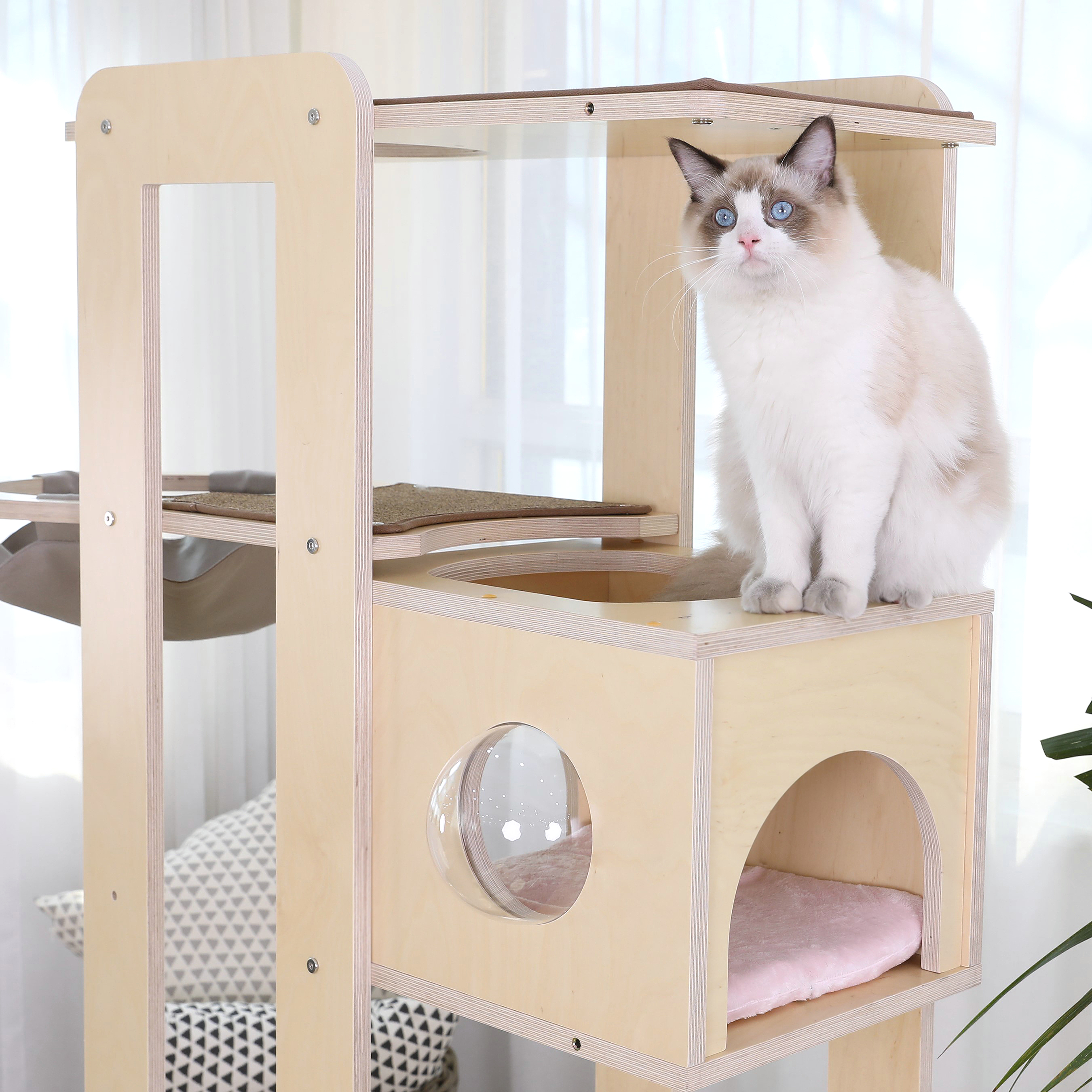 캣돌 모모타워 캣타워 캣폴 2번 세트구성