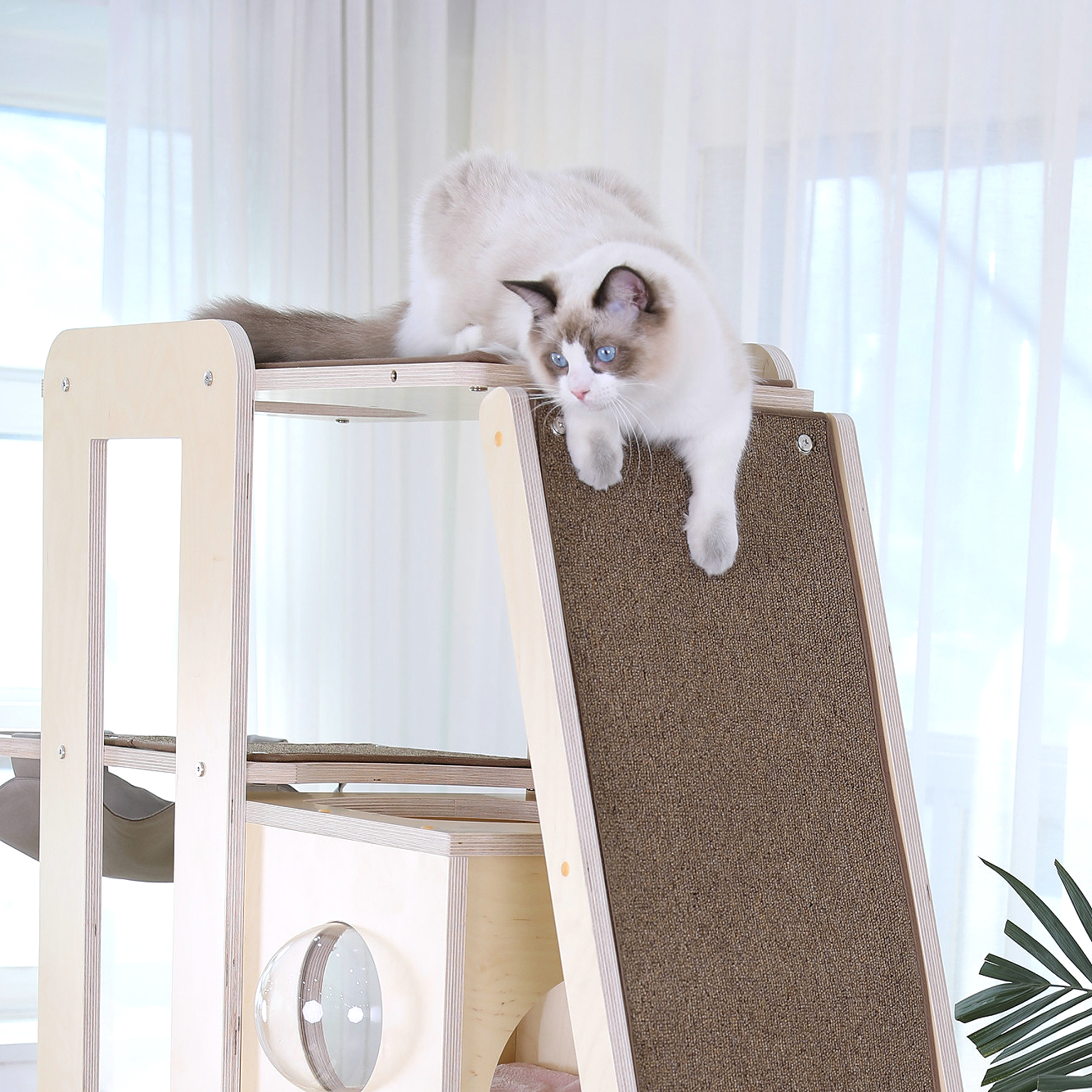 캣돌 모모타워 캣타워 캣폴 2번 세트구성