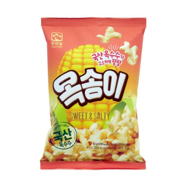 우리밀 옥송이 1박스(20개입)  국산옥수수콘스낵 [서울샵] - 상세 이미지 2