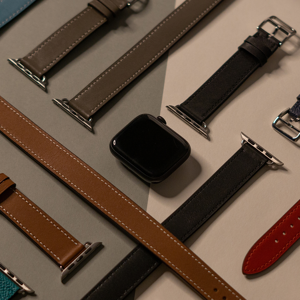 애플워치 천연 가죽 레더 나파 싱글 투어 밴드 스트랩 시계 줄 10 울트라 호환 - 상세 이미지 3
