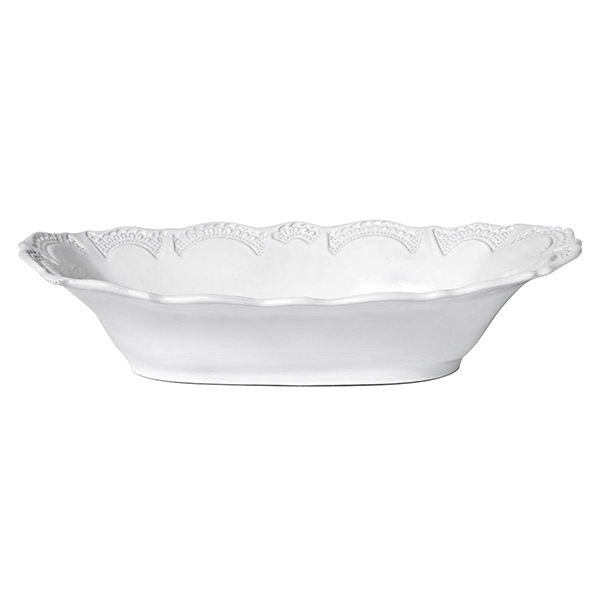 이태리 VBC까사 인칸토 빈티지 수입 그릇 / 그라탕볼 33cm, 오벌볼 레이스 - 메인 이미지