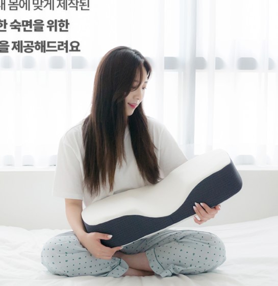 목이편한베개 낮은메모리폼베개 c커브 경추베개 - 상세 이미지 3