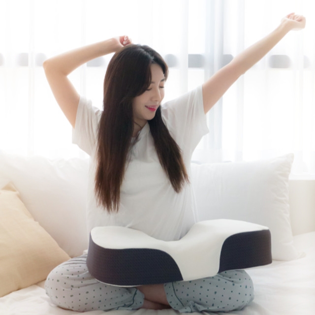 목이편한베개 낮은메모리폼베개 c커브 경추베개