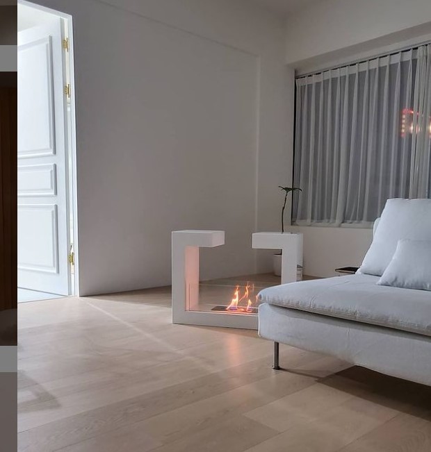 CH.3 손담비 경수진 불멍난로 테이블  화로 에탄올 화로 벽난로 캠핑 벽난로 스탠딩 바이오 사이드