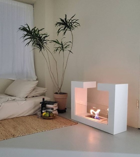 CH.3 손담비 경수진 불멍난로 테이블  화로 에탄올 화로 벽난로 캠핑 벽난로 스탠딩 바이오 사이드