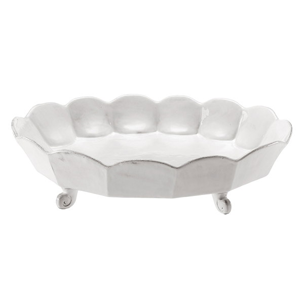 이태리 VBC까사 인칸토 풋티드 서빙볼(L) 스칼롭 50cm - 상품 이미지