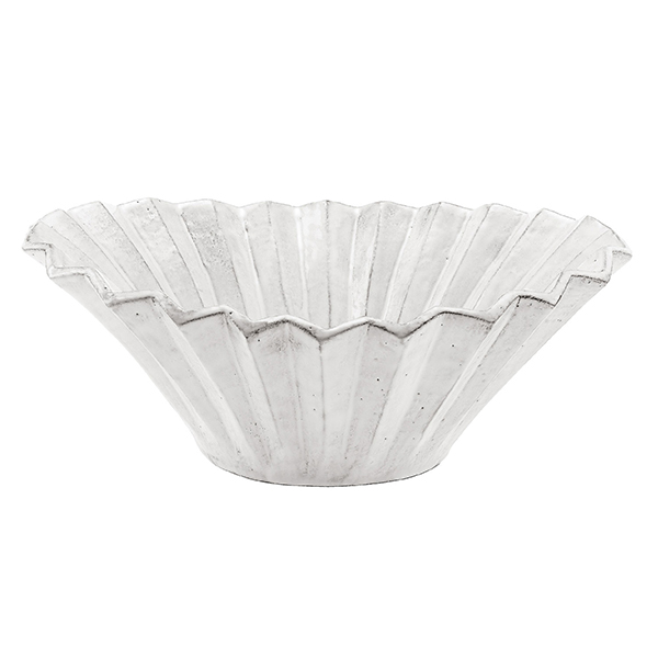 이태리 VBC까사 인칸토 리지드 서빙볼(L) 플리티드 37cm - 상품 이미지