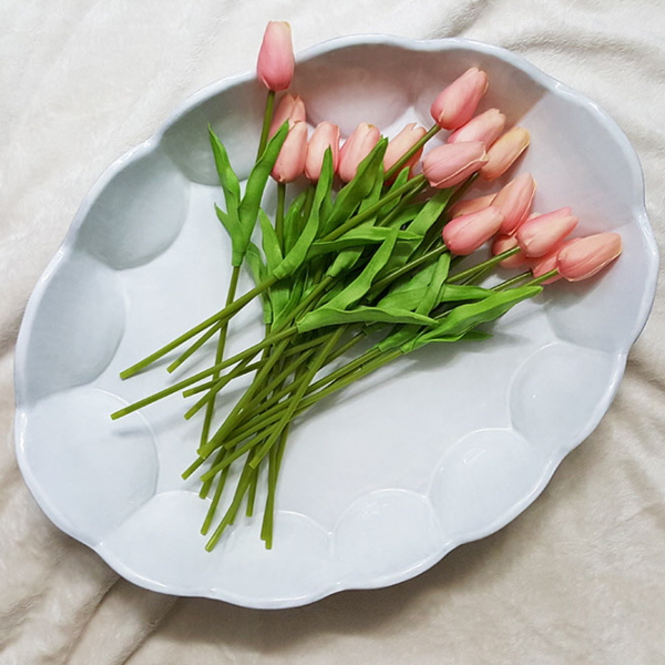 이태리 VBC까사 인칸토 풋티드 서빙볼(L) 스칼롭 50cm - 상세 이미지 3