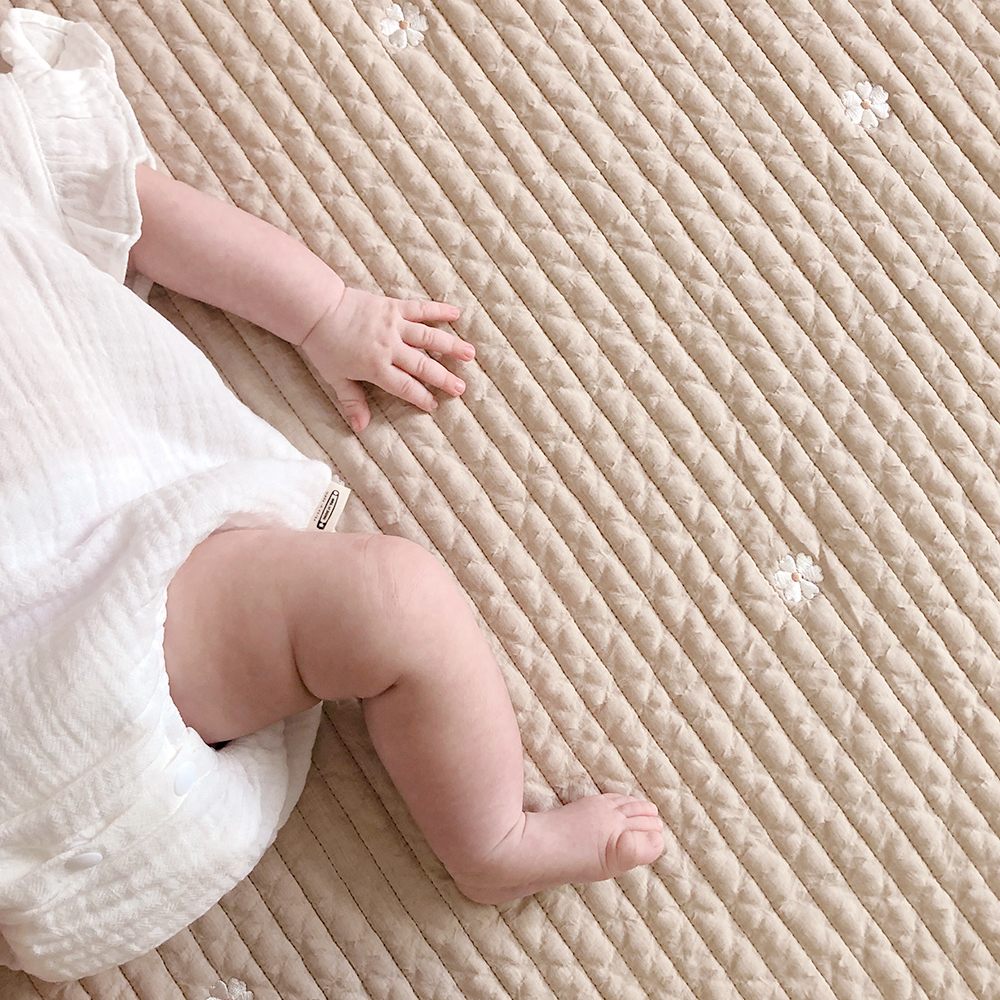 마롤로뜨 아기 침대패드 슈퍼싱글 쿠시노 100수 순면 누빔 이불패드 신생아 유아 SS