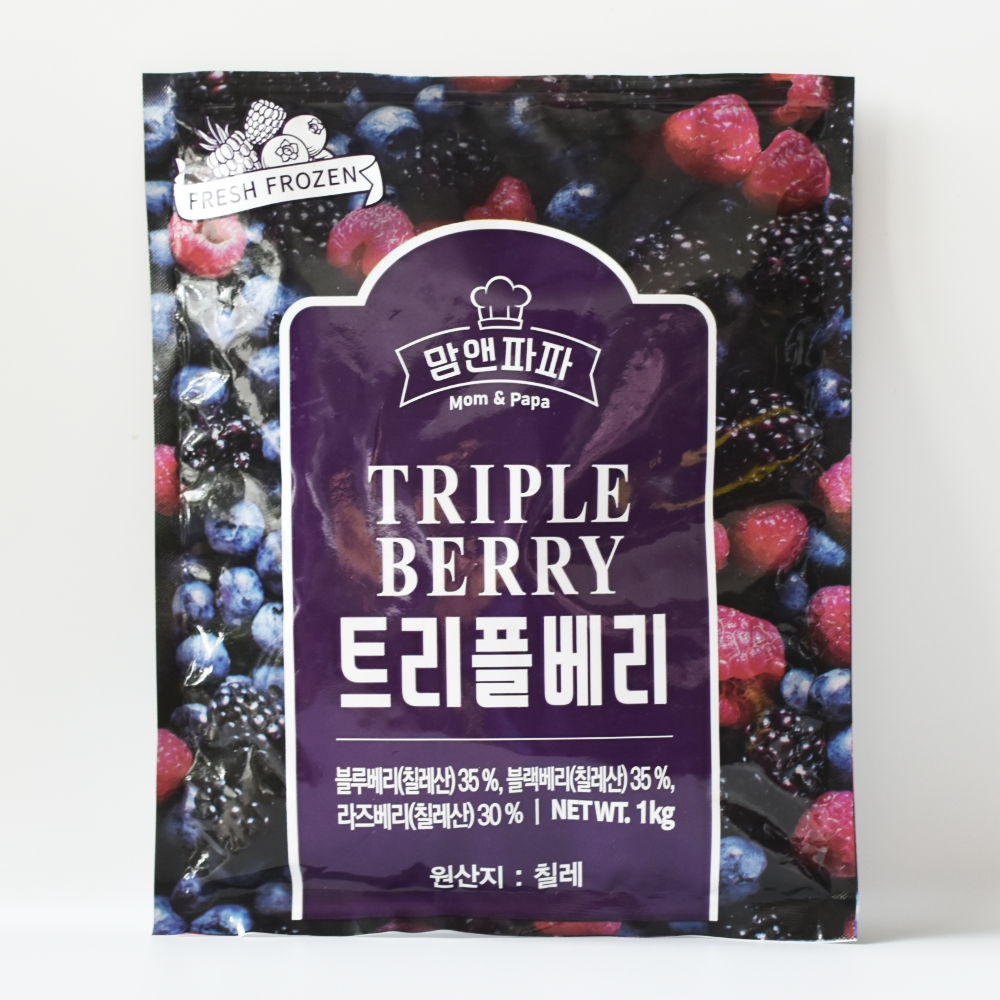 냉동 트리플 믹스베리 1kg 5봉 칠레산 - 상세 이미지 2