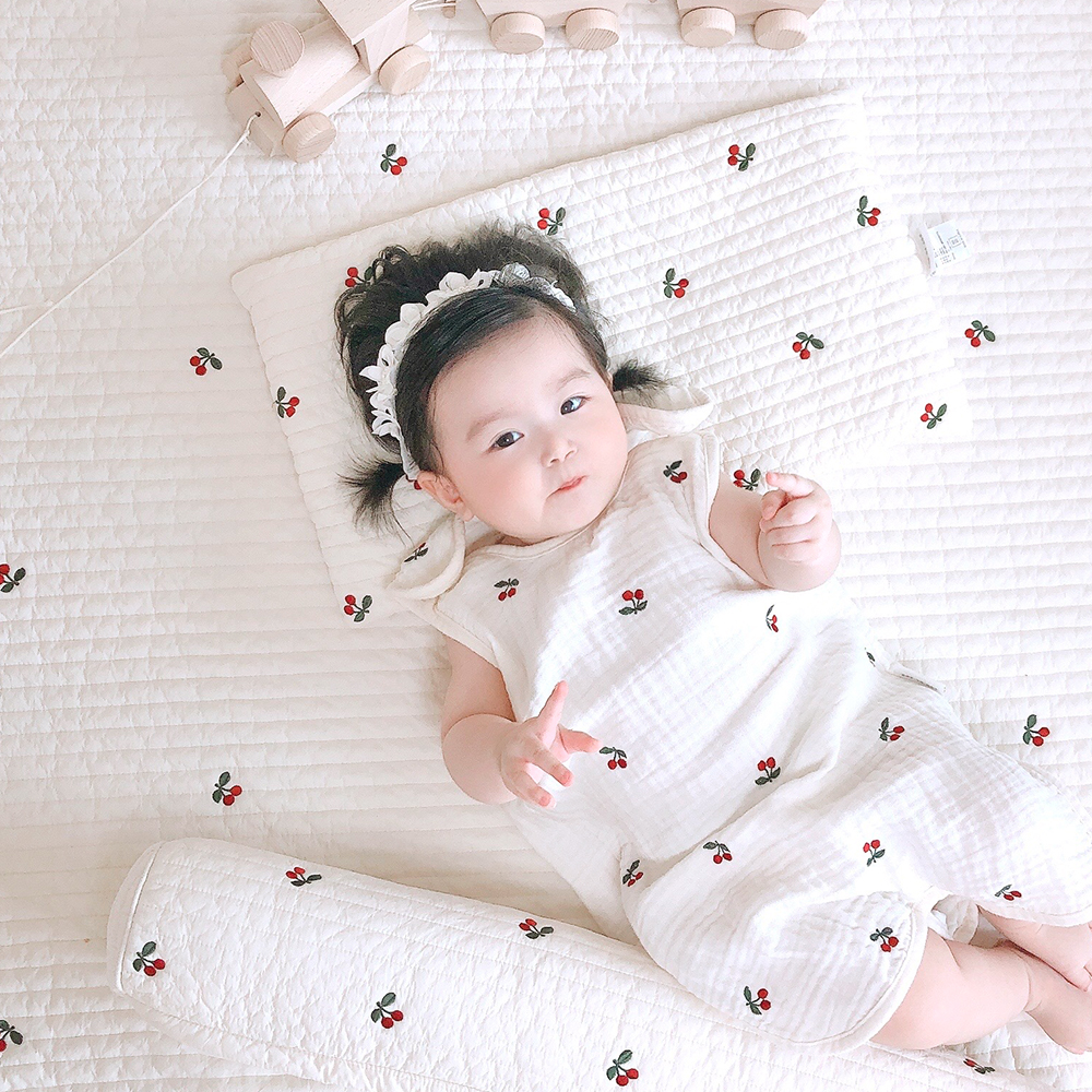 마롤로뜨 아기 침대패드 슈퍼싱글 쿠시노 100수 순면 누빔 이불패드 신생아 유아 SS