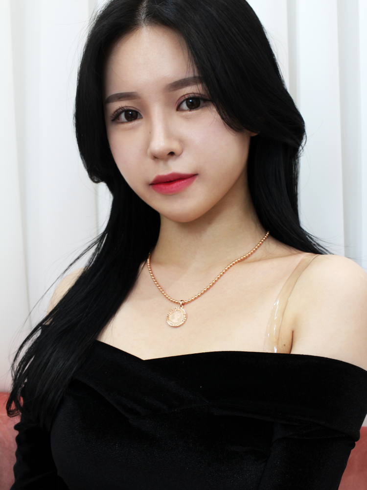 엘리자베스 코인 14K 18K 펜던트 금 목걸이 빈티지 블링 테두리 커팅 20미리 - 상세 이미지 3
