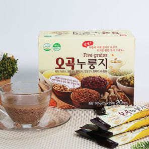 쌍지뜰 오곡누룽지 25gx20개 쌍지뜰 국내산 맛있는 누룽지